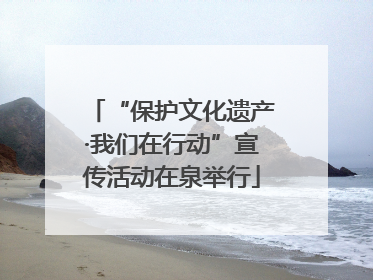 “保护文化遗产·我们在行动”宣传活动在泉举行