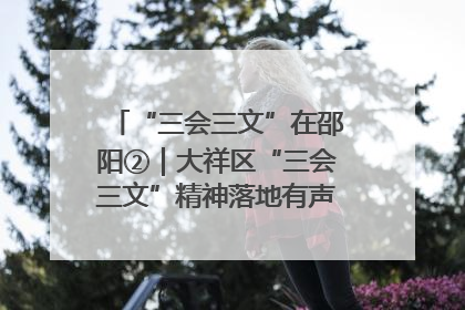 “三会三文”在邵阳②｜大祥区“三会三文”精神落地有声 以实干实绩助力区域高质量发展