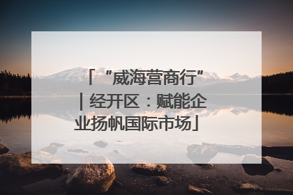 “威海营商行”｜经开区：赋能企业扬帆国际市场