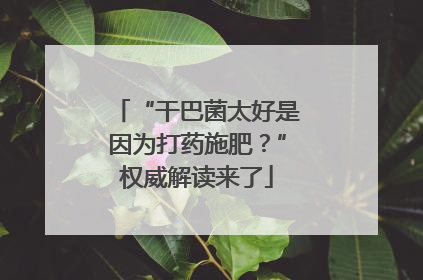 “干巴菌太好是因为打药施肥？”权威解读来了