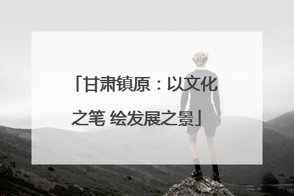 甘肃镇原：以文化之笔 绘发展之景