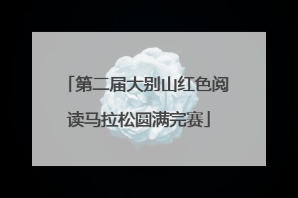 第二届大别山红色阅读马拉松圆满完赛