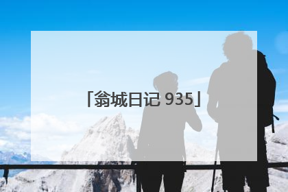翁城日记 935