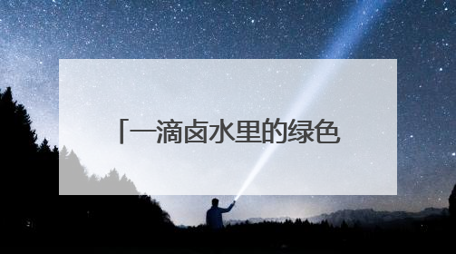 一滴卤水里的绿色转型（美丽中国）