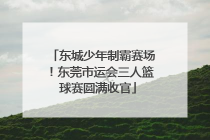 东城少年制霸赛场！东莞市运会三人篮球赛圆满收官