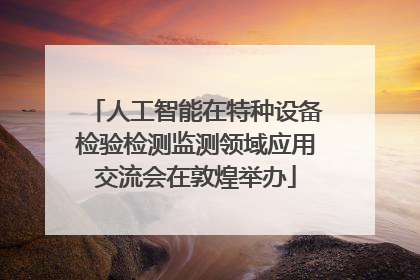 人工智能在特种设备检验检测监测领域应用交流会在敦煌举办