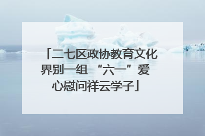 二七区政协教育文化界别一组 “六一”爱心慰问祥云学子