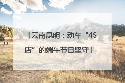 云南昆明：动车“4S店”的端午节日坚守