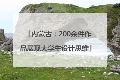 内蒙古：200余件作品展现大学生设计思维