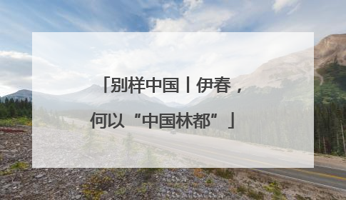 别样中国丨伊春，何以“中国林都”