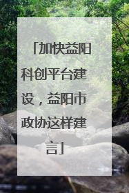 加快益阳科创平台建设，益阳市政协这样建言
