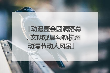 动漫盛会圆满落幕，文明观展勾勒杭州动漫节动人风景