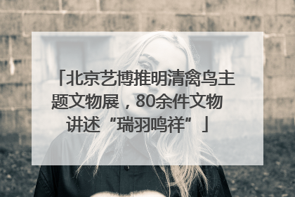 北京艺博推明清禽鸟主题文物展，80余件文物讲述“瑞羽鸣祥”