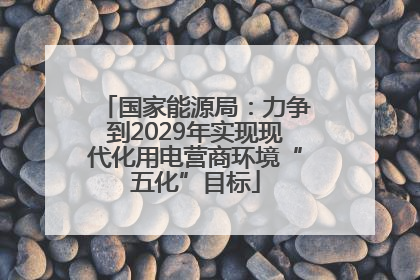 国家能源局：力争到2029年实现现代化用电营商环境“五化”目标