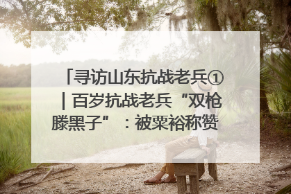 寻访山东抗战老兵①｜百岁抗战老兵“双枪滕黑子”：被粟裕称赞的“孤胆英雄”