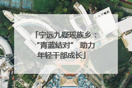 宁远九疑瑶族乡：“青蓝结对” 助力年轻干部成长