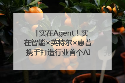 实在Agent！实在智能×英特尔×惠普携手打造行业首个AI PC 智能体
