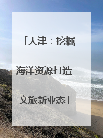 天津：挖掘海洋资源打造文旅新业态