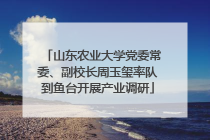 山东农业大学党委常委、副校长周玉玺率队到鱼台开展产业调研