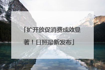 扩开放促消费成效显著！日照最新发布
