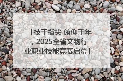 技于指尖 俯仰千年，2025全省文物行业职业技能竞赛启幕