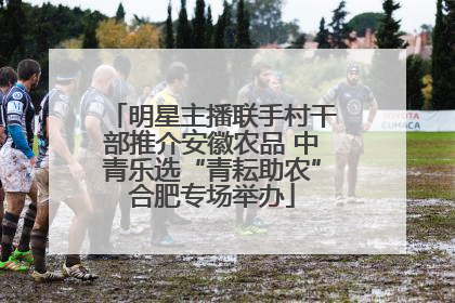明星主播联手村干部推介安徽农品 中青乐选“青耘助农”合肥专场举办