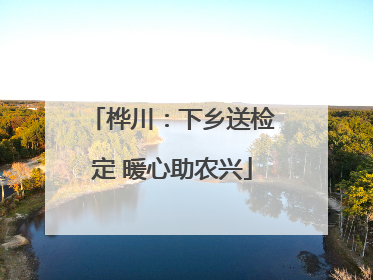 桦川：下乡送检定 暖心助农兴