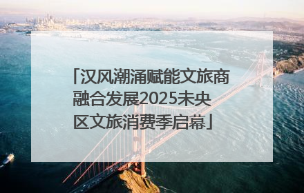 汉风潮涌赋能文旅商融合发展2025未央区文旅消费季启幕