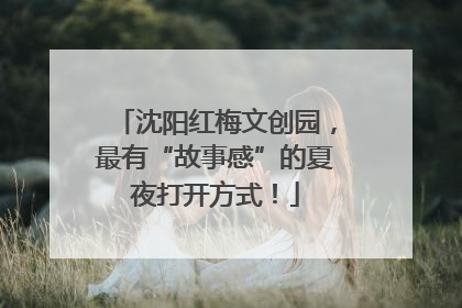 沈阳红梅文创园，最有“故事感”的夏夜打开方式！