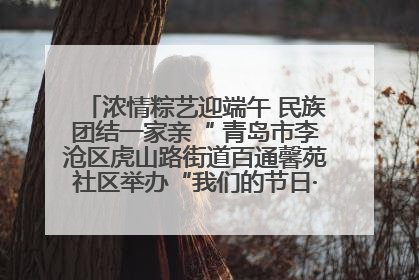 浓情粽艺迎端午 民族团结一家亲“ 青岛市李沧区虎山路街道百通馨苑社区举办“我们的节日·端午“主题活动