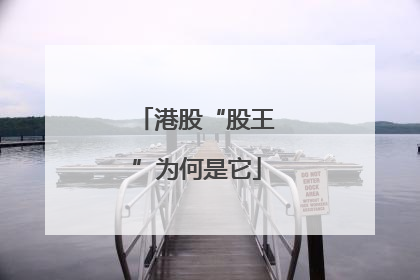 港股“股王”为何是它