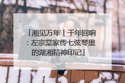 湘见万年丨千年回响：左宗棠家传七弦琴里的湖湘精神印记