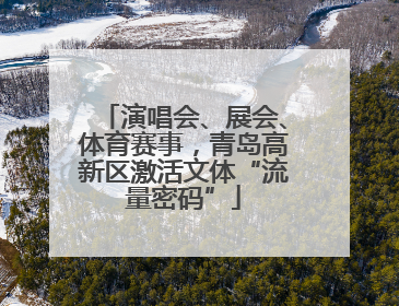 演唱会、展会、体育赛事，青岛高新区激活文体“流量密码”