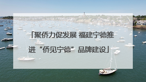聚侨力促发展 福建宁德推进“侨见宁德”品牌建设