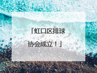 虹口区排球协会成立！