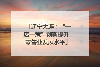 辽宁大连：“一店一策”创新提升零售业发展水平