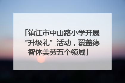 镇江市中山路小学开展“升级礼”活动，覆盖德智体美劳五个领域