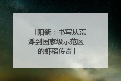 阳新：书写从荒滩到国家级示范区的虾稻传奇
