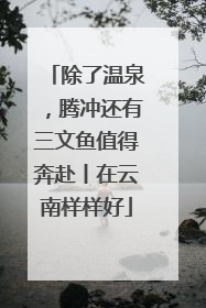 除了温泉，腾冲还有三文鱼值得奔赴丨在云南样样好