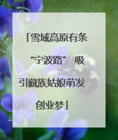雪域高原有条“宁波路” 吸引藏族姑娘萌发创业梦