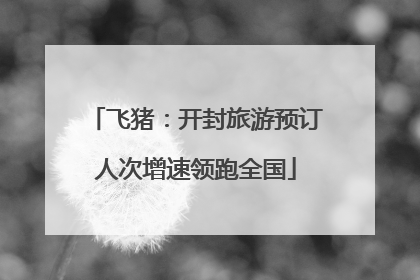 飞猪：开封旅游预订人次增速领跑全国