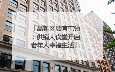 高新区顾官屯镇：供销大食堂开启老年人幸福生活