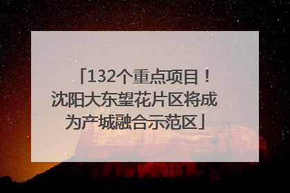132个重点项目！沈阳大东望花片区将成为产城融合示范区
