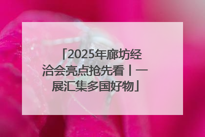 2025年廊坊经洽会亮点抢先看丨一展汇集多国好物