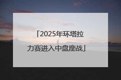 2025年环塔拉力赛进入中盘鏖战