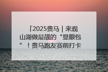 2025贵马｜来观山湖做最靓的“显眼包”！贵马跑友赛前打卡点燃奔跑热情