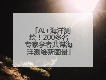 AI+海洋测绘！200多名专家学者共谋海洋测绘新图景