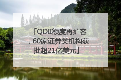 QDII额度再扩容，60家证券类机构获批超21亿美元